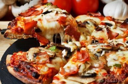 Receita de Pizza siciliana