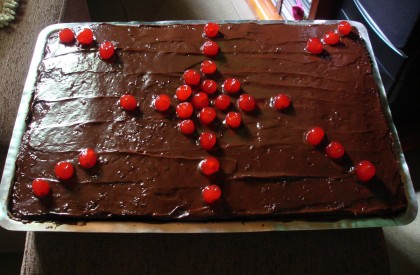 Recheio e cobertura de chocolate para bolos e tortas